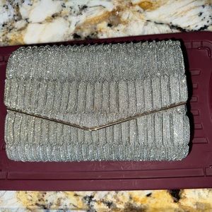 Formal purse. Silver. Perfect for wedding